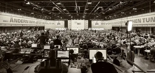 Eventmanagement von The Cue Group für politische Events und Pressekonferenzen