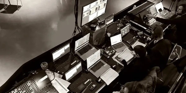 Netzwerktechnik und Notebooks von The Cue Group für Events und Produktionen